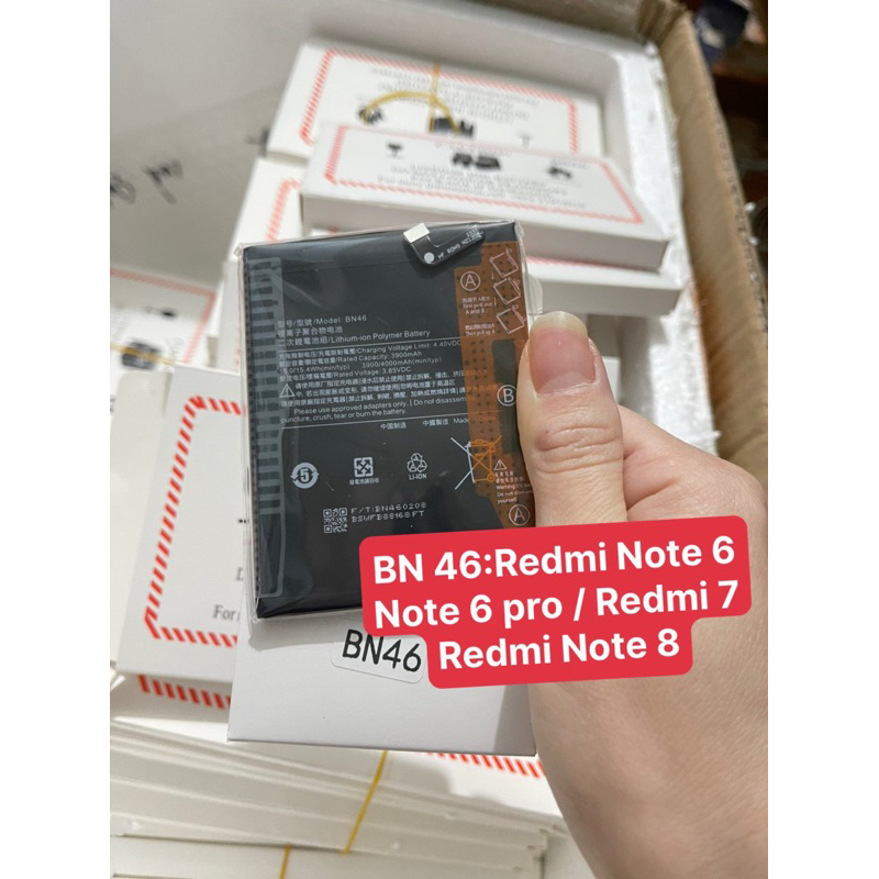 Pin Xiaomi Redmi Note 6 / Redmi 7 /Note 8/ Note 8 Pro ( BN 46 ) loại 1 sịn