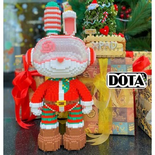 Đồ chơi mô hình lắp giáp thỏ momo giáng sinh 3d chuẩn mẫu 55cm cho bé