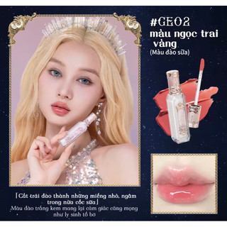 FlowerKnows Moonlight Mermaid Series Jewelry Son Bóng  Dưỡng Ẩm Căng Mọng 9 Màu 3.5ml