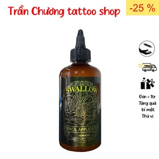 Gel scan hình xăm Sơn én, Nước scan hình xăm swallow, Gel scan tattoo chai 8oz và 4oz. Trần Chương Đồ xăm trong tầm tay