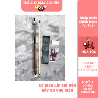 Cơ bida líp | cơ bida libre | cơ bida phăng | ngọn 11.5 | combo 7 món phụ kiện dán đầu r chuyên líp trô kéo bén