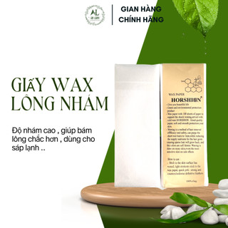 Giấy wax lông nhám 50 tờ - giấy wax nhám horshion