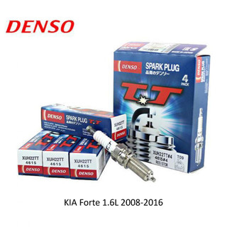 Bộ 4 Bugi xe KIA Forte 1.6L 2008-2016 hàng Denso mã XUH22TT – 2 đầu kim