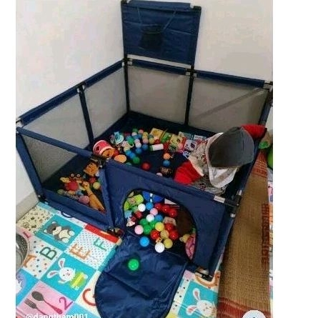 [ Mẫu mới ] Nhà bóng -quây bóng INOX vuông hoặc lục giác cho bé tặng kèm10 bóng- Lều bóng.