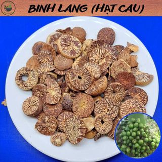 Binh Lang , 100g hạt cau già cắt mỏng sấy khô