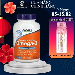 Viên Dầu Cá Now Omega 3 200 Viên