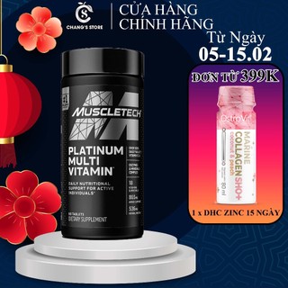 Viên Bổ Sung Vitamin Và Khoáng Chất Tổng Hợp Platinum Multivitamin 90 Viên