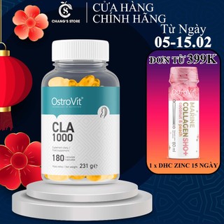 Viên Uống Giảm Mỡ Tự Nhiên Ostrovit CLA 1000mg 180 Viên