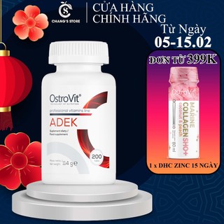Viên Bổ Sung VITAMIN ADEK OSTROVIT 200 viên