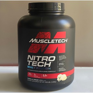 Bổ sung đạm tăng cơ Muscletech NitroTech + Creatine 4lbs 1.82kg