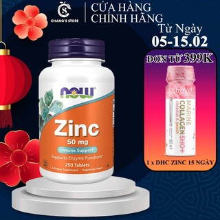 Viên Bổ Sung Kẽm Zinc NOW 50mg