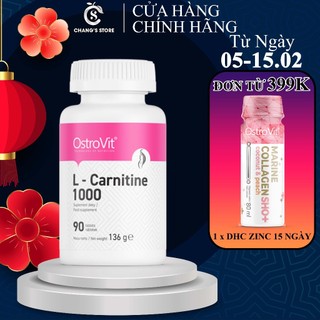 Viên Giảm Mỡ Tự Nhiên Ostrovit L Carnitine 1000mg - 90 Viên