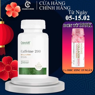 Viên Uống CAFFEINE 200 OSTROVIT - 110 Viên