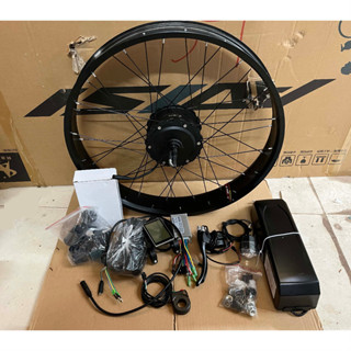 Bộ kít chuyển đổi xe đạp bánh béo thành xe đạp điện 48V10ah500W