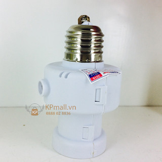 Đui đèn cảm ứng ánh sáng tự mở đèn khi trời tối có thể hẹn giờ tắt Kawasan LSE27-Time
