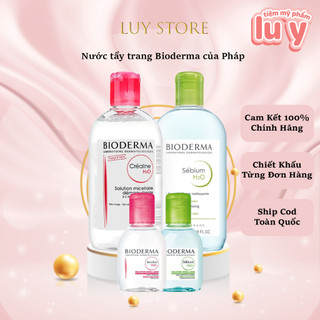 Nước Tẩy Trang Bioderma Pháp 500ml, Tẩy trang Bioderma làm sạch dịu nhẹ,cho mọi loại da - LUY Store