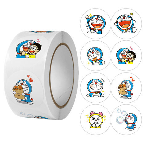 Sticker 1k -Sét 50-100 hình dán Doremon/Doraemon (tách từ cuộn)