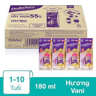 (9/24) thùng 48 hộp sữa nước Pediasure, Vani, socola 180ml