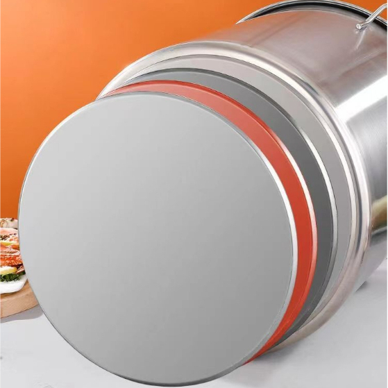 Nồi inox lớn 8l/20l/100l - nồi hầm xương, nấu súp, nấu bánh chưng nồi inox dày có nắp/nồi súp gia đình Nồi inox thương m