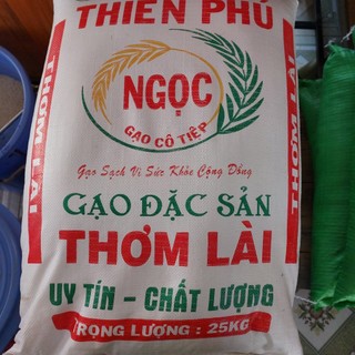 Gạo Thơm lài 5kí dẻo vừa ( tách từ bao 25 kí)