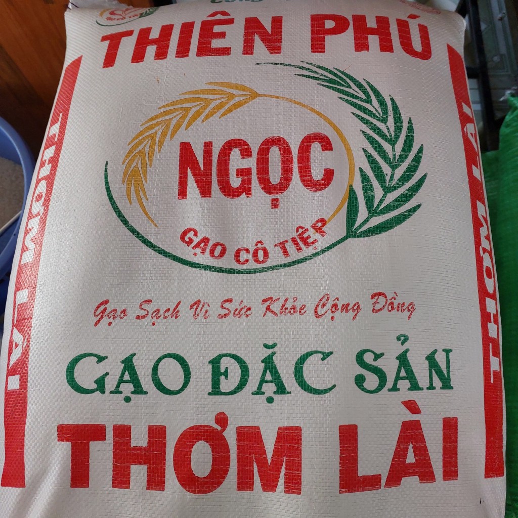 Gạo Thơm lài 5kí dẻo vừa ( tách từ bao 25 kí)
