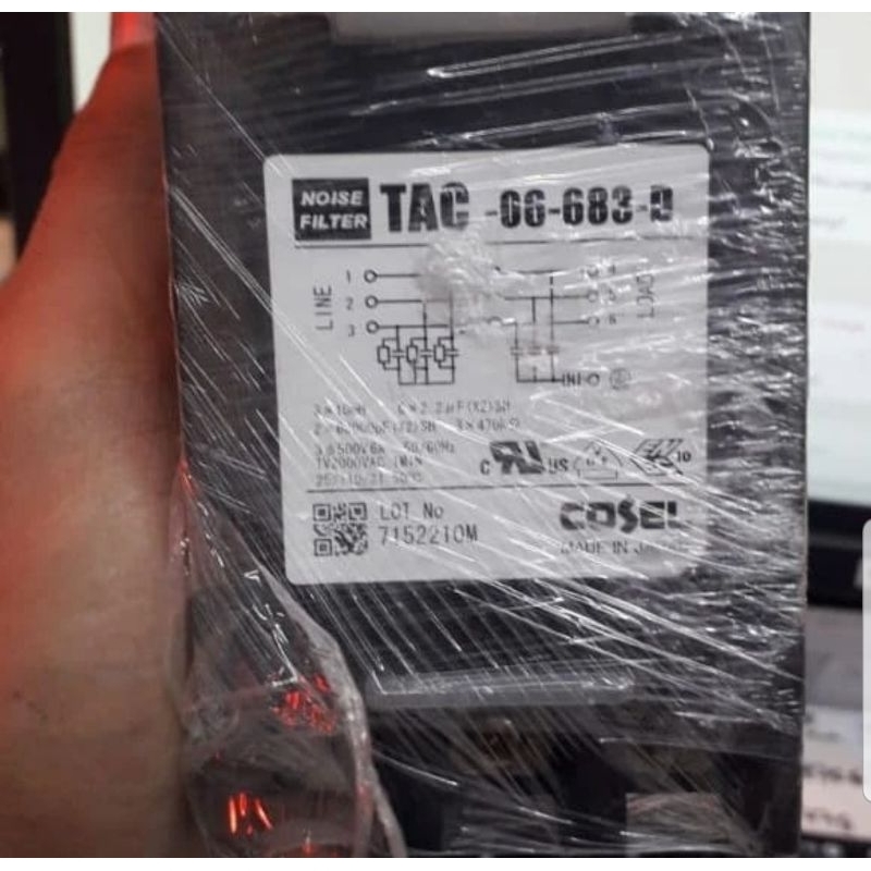Lọc nhiễu nguồn 3 pha Cosel TAC-06-683-D(6A), TAC-10-683-D(10A), TAH-10-683, TAH-20-683
