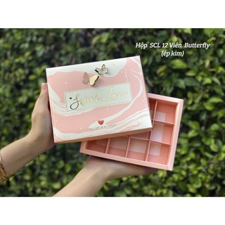 Hộp đựng socola 12 viên MS11(không kèm socola)