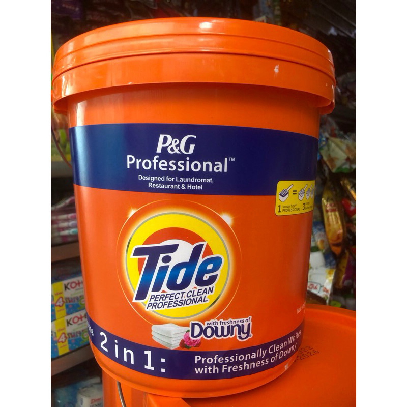 Bột giặt Tide xô 9kg tặng bịch nước xả downy 60k (HOẢ TỐC HCM)