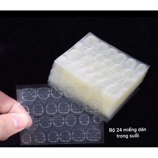 Miếng dán nail box, miếng keo dán móng giả bằng silicon Bền