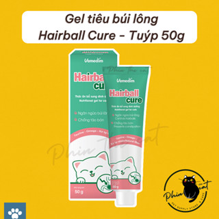 Gel tiêu búi lông cho mèo Vemedim Hairball cure - Mẫu mới tuýp 50g  | phinthecat