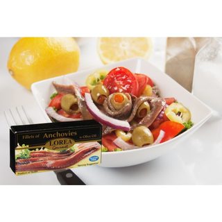 Cá cơm Anchovies ngâm dầu Lorea