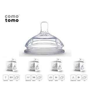 Núm Ti Bình Sữa Comotomo Silicon Cao Cấp - TÁCH LẺ NÚM