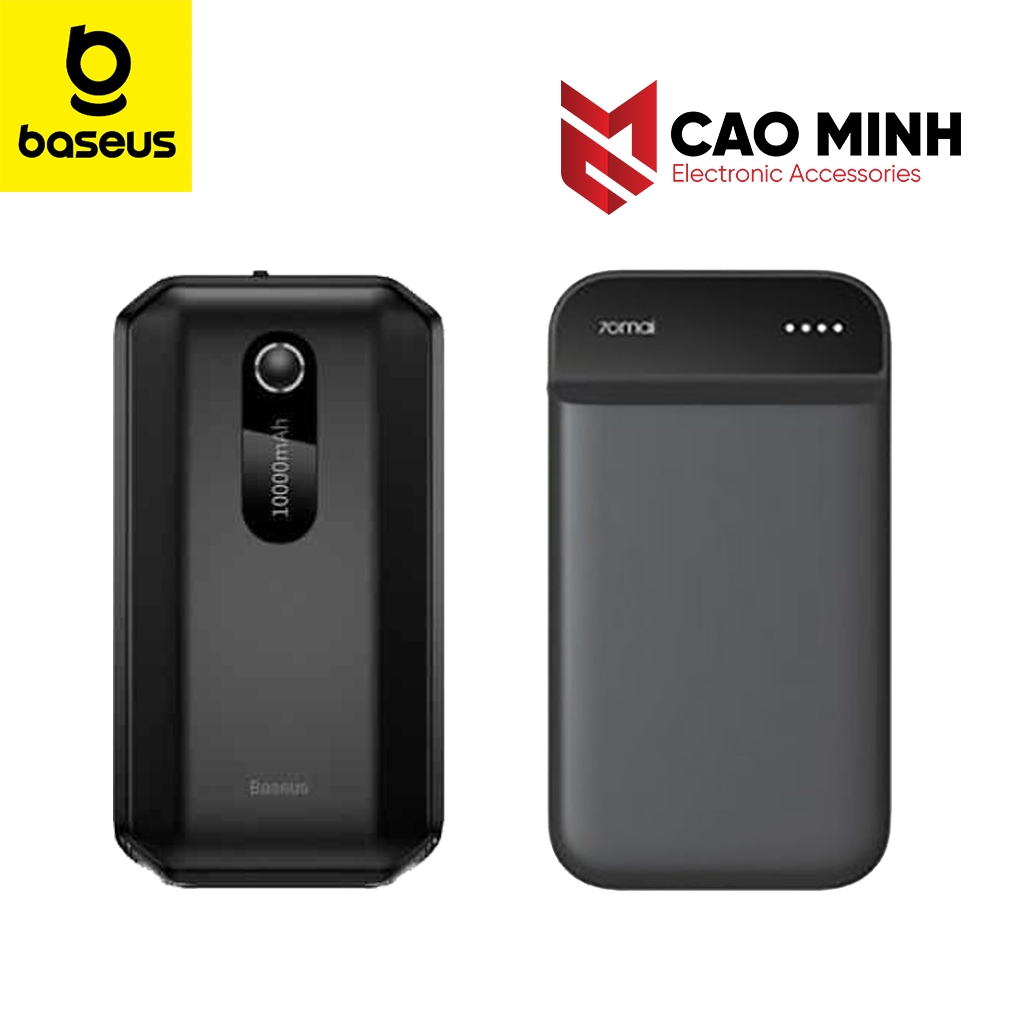  Kích bình ắc quy ô tô 70mai PS01   Baseus BS-CH001 dùng cho xe chạy xăng chạy dầu - Cao Minh Plus 