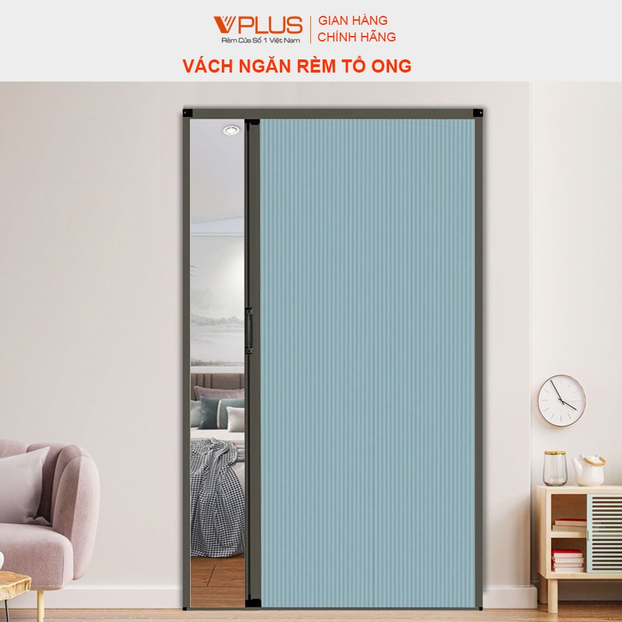 Vách tổ ong RÈM CỬA VPLUS cản sáng ngăn lạnh phòng ngủ khách văn phòng, nhiều màu sắc