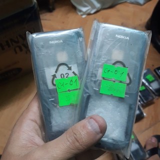 Bộ vỏ nokia C1-01 không kèm bàn phím chính hãng màu đen