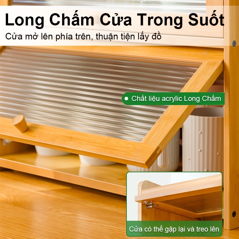 SUNNY BIERE Tủ Đa Năng Nắp Đậy Để Đồ Nhà Bếp Cao Cấp Kệ Thông Minh 1 2 3 Tầng | BigBuy360 - bigbuy360.vn