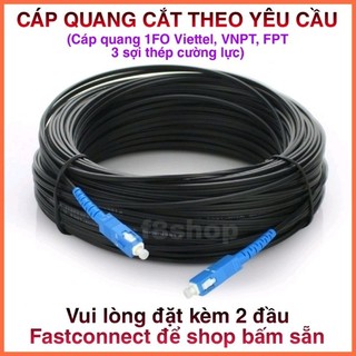 Cáp quang 1 sợi 1fo viettel, vnpt, fpt cắt theo yêu cầu
