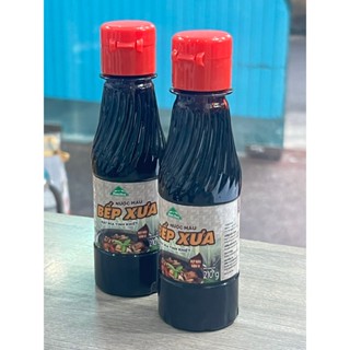 Nước màu Bếp Xưa Biên Hòa chai 210g - từ mật mía nguyên chất 100% cô đặc tạo màu đẹp, bắt mắt cho thịt cá - tổng khochâu