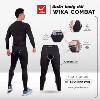 Quần body Wika Combat đen