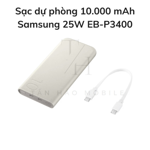 Sạc Dự Phòng Samsung 10.000 mAh 25W EB-P3400 Hàng Chính Hãng