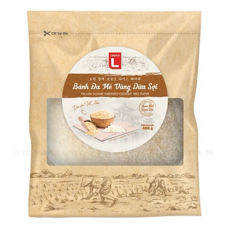 Bánh Đa Tôm Mè Đen/ mè trắng/ mè vàng/ mè đen Choice L 400g