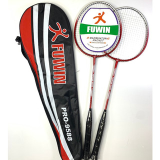 Combo 2 cây vợt cầu lông Fuwin 9588 - tặng ngay 1 hộp cầu lông 3 sao 10 quả