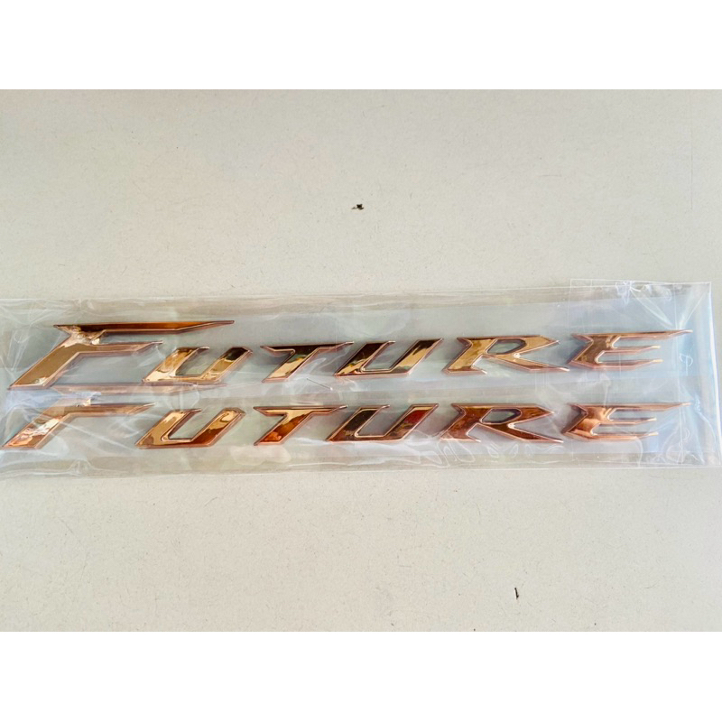 Bộ 2 Tem chữ Future 125i nổi Cho Xe Honda Future 1 / Future2 / Future 125i / Future Neo / Future Neo GT