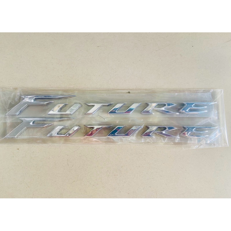 Bộ 2 Tem chữ Future 125i nổi Cho Xe Honda Future 1 / Future2 / Future 125i / Future Neo / Future Neo GT