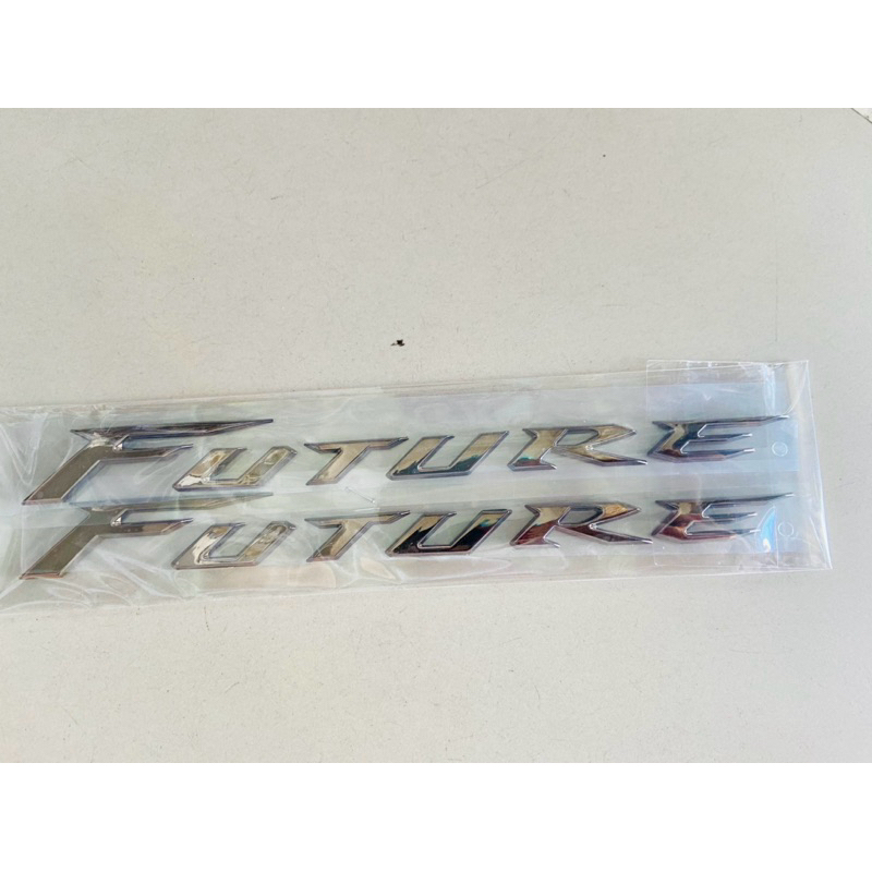 Bộ 2 Tem chữ Future 125i nổi Cho Xe Honda Future 1 / Future2 / Future 125i / Future Neo / Future Neo GT