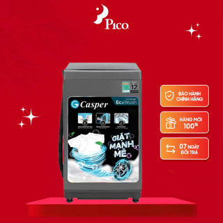 [Pico Official - Lắp đặt 0Đ HN HCM] Máy giặt Casper 8.5kg WT-85NG1 / 8 Kg WT-8NG2 màu ghi đậm