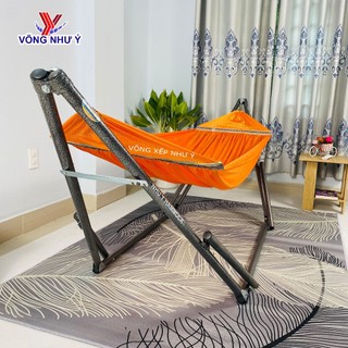  Võng xếp khung thép sơn tĩnh điện cao cấp Như Ý dày chắc chắn bảo hành 1 năm lưới võng xếp A60 rộng dày rộng nhiều màu 