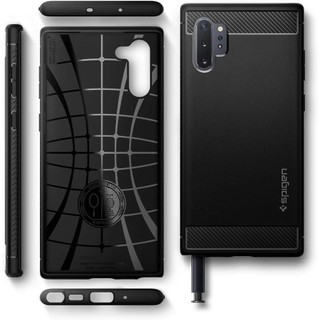 Ốp lưng Samsung Note 10 Plus Spigen Rugged Armor