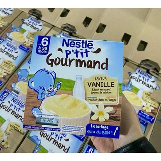 Váng sữa Nestle vị Vani 4*100g mẫu mới date 28/2/2025