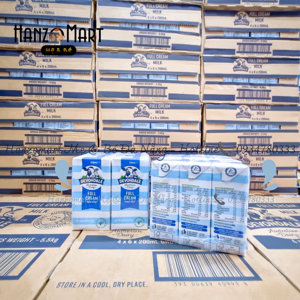 Sữa tươi Devondale full cream Úc